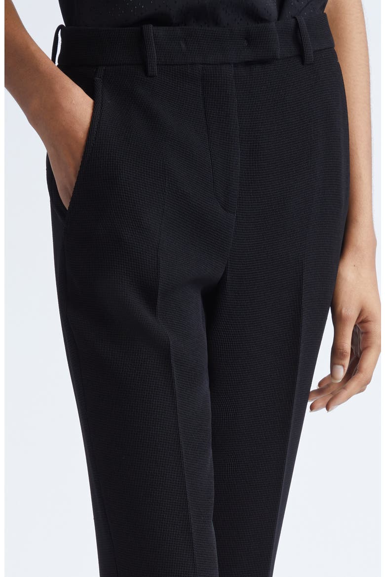 Tech Waffle Straight Leg Pants, Alternate, color, SOLID BLACK