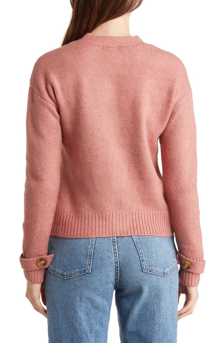 Olivia Sky Jersey Button-Up Cardigan, Alternate, color, 