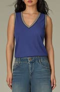 Wit & Wisdom Contrast Binding Rib Tank