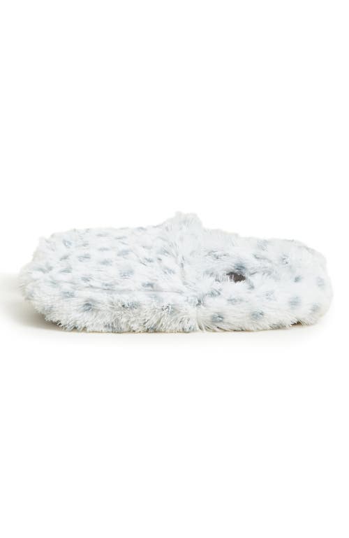Warmies Plush Slippers In Snowy Dots