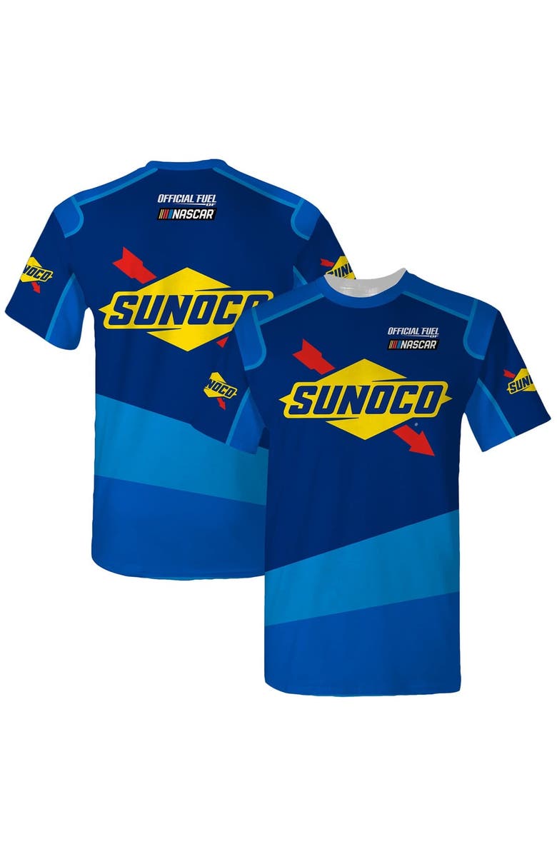 CHECKERED FLAG Men's Checkered Flag Sports Blue NASCAR Sunoco Legend Uniform T-Shirt, Main, color, Blue
