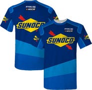 CHECKERED FLAG Men's Checkered Flag Sports  Blue NASCAR Sunoco Legend Uniform T-Shirt