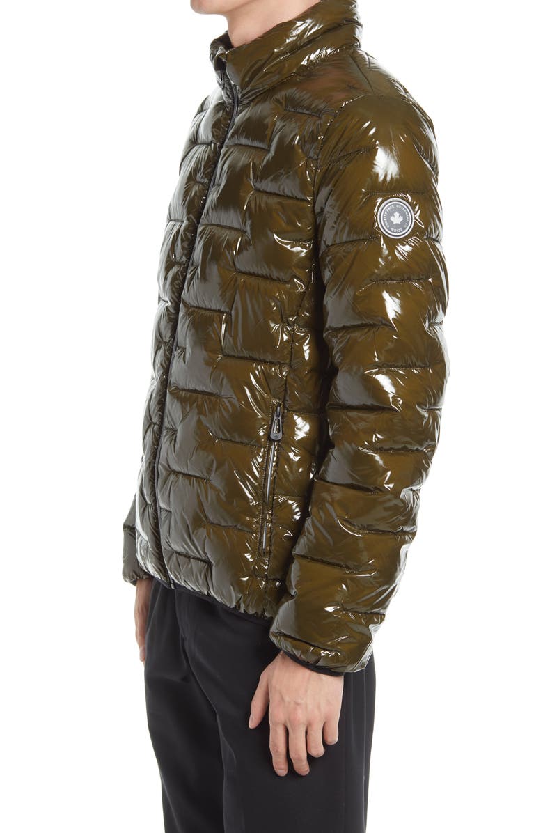Noize Quilted Puffer Jacket, Alternate, color, Olive