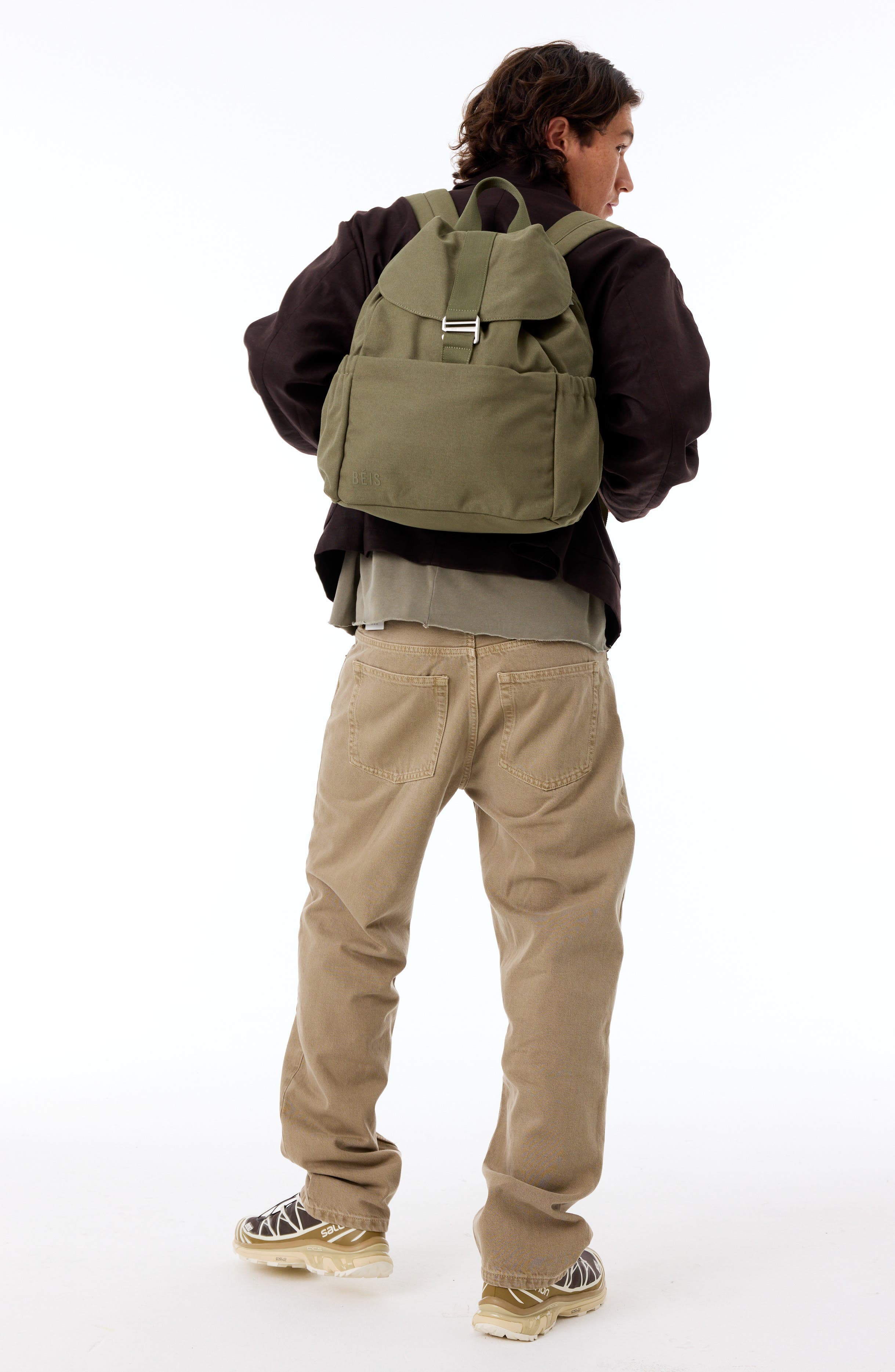 Béis The Rucksack Backpack, Alternate, color, 