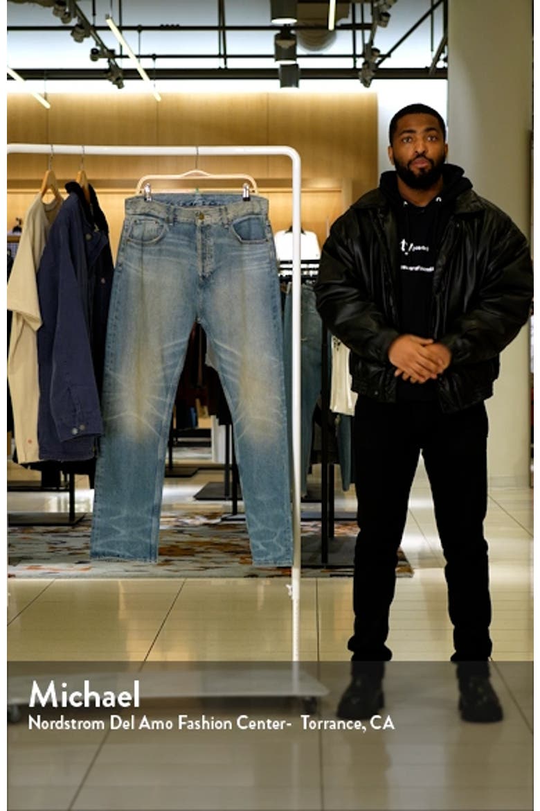 Rigid Straight Leg Jeans video