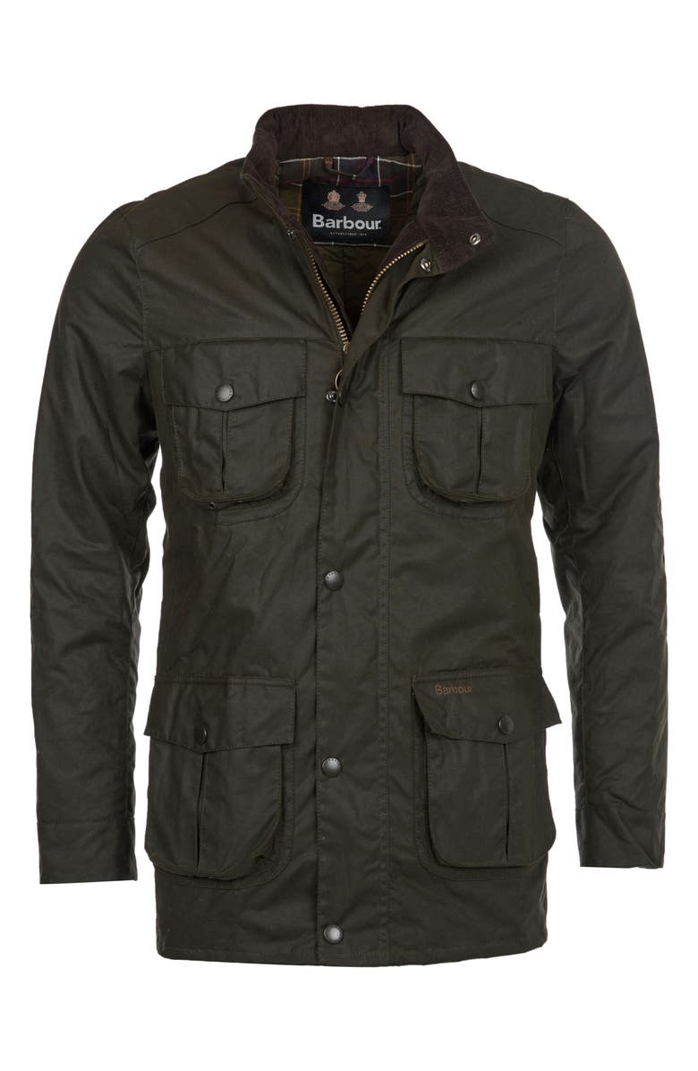 Barbour Corbridge Water Resistant Waxed Cotton Jacket, Alternate, color, 