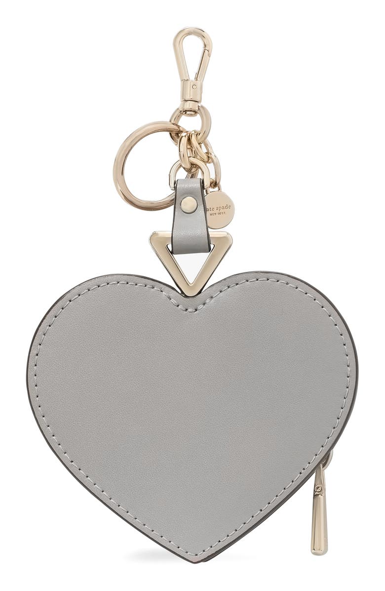 Kate Spade New York liv smooth leather heart coin purse, Alternate, color,