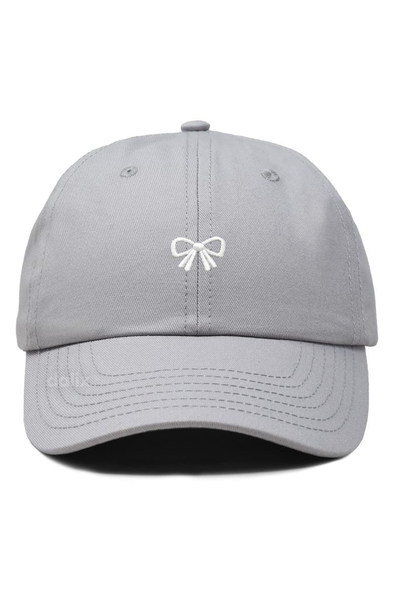 Bow Dad Cap, Main, color, Gray