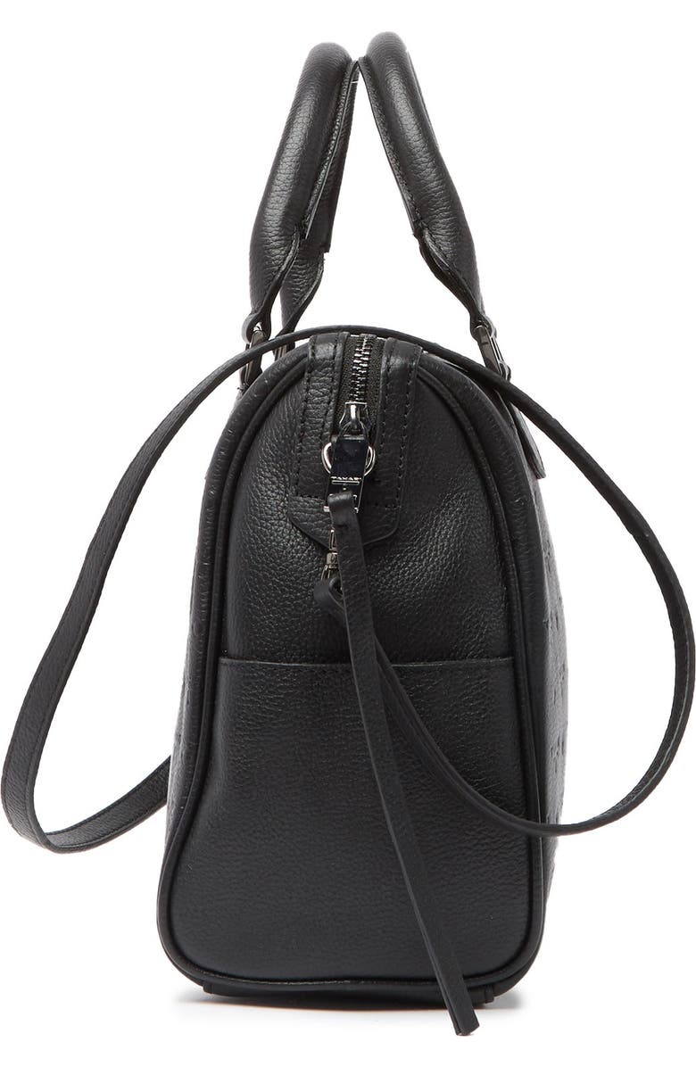T Tahari Logo Leather Satchel, Alternate, color,