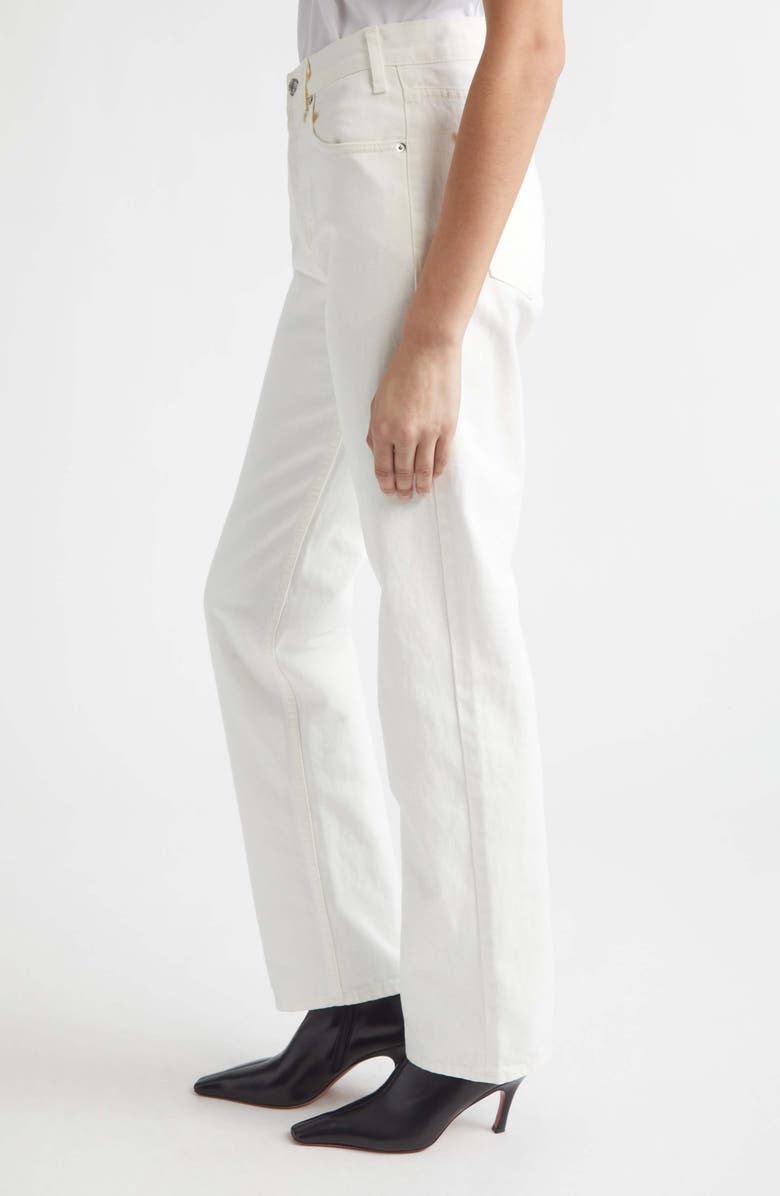 Nili Lotan Briana Jeans, Alternate, color, Cream