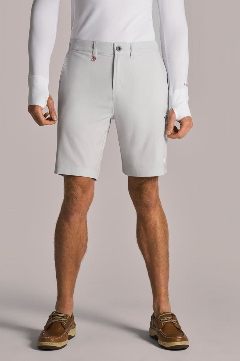 Men's Fisher Island Fishing & Boating Shorts, UPF 50+ Sun Protection, Alternate, color, Sleek Grey