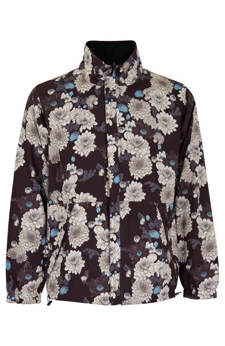 Lords of Harlech Pascali Reversible Performance Jacket, Alternate, color, Serious Floral Black