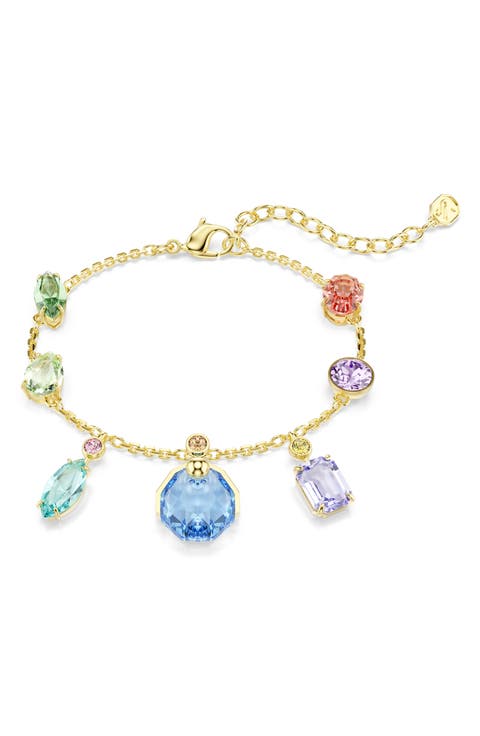 Gema Crystal Charm Line Bracelet