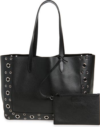 Valentino Garavani Large Nellcôte Grommet Leather Tote