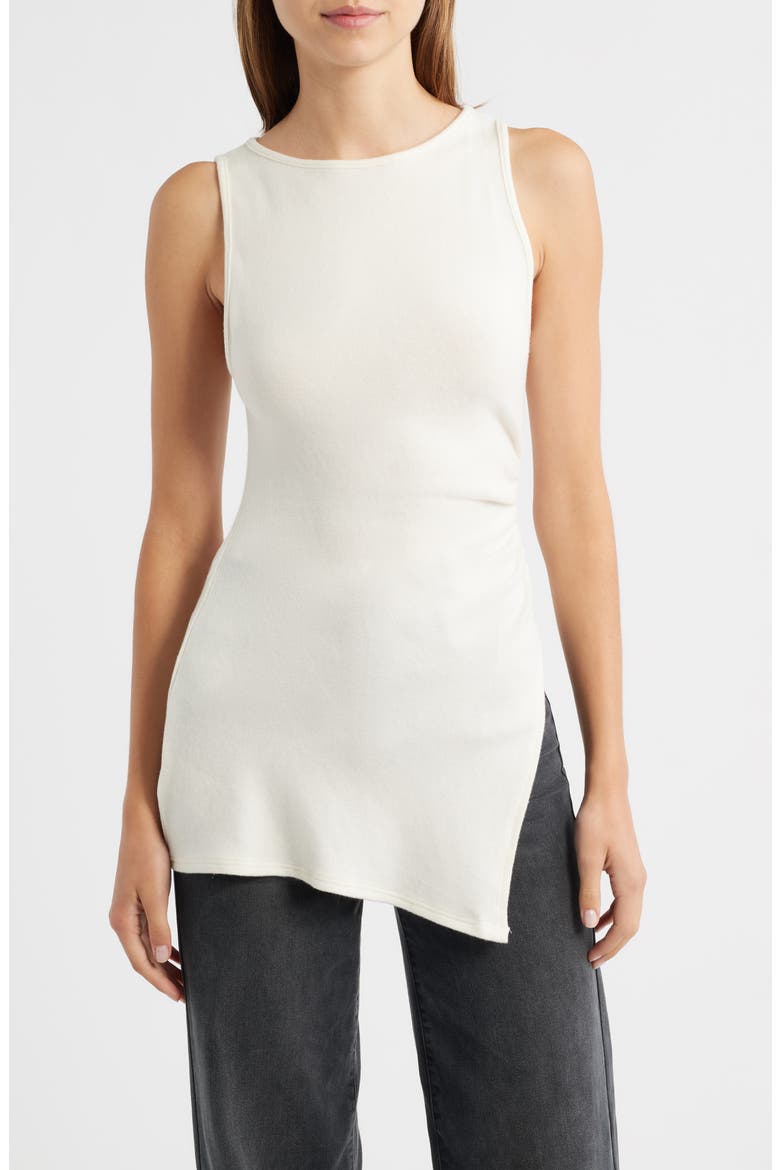 Reformation Walker Side Ruched Knit Top (Women)