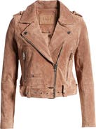 BLANKNYC Suede Moto Jacket