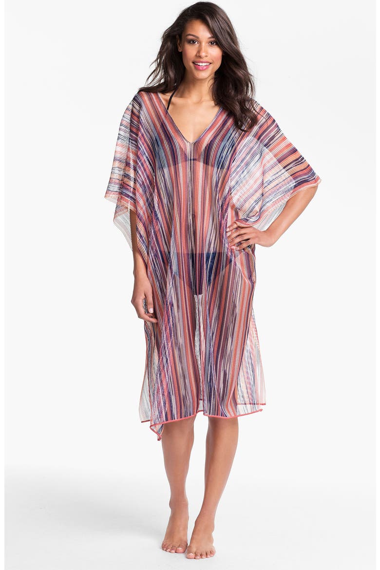 Stripe Caftan, Main, color, PEACH