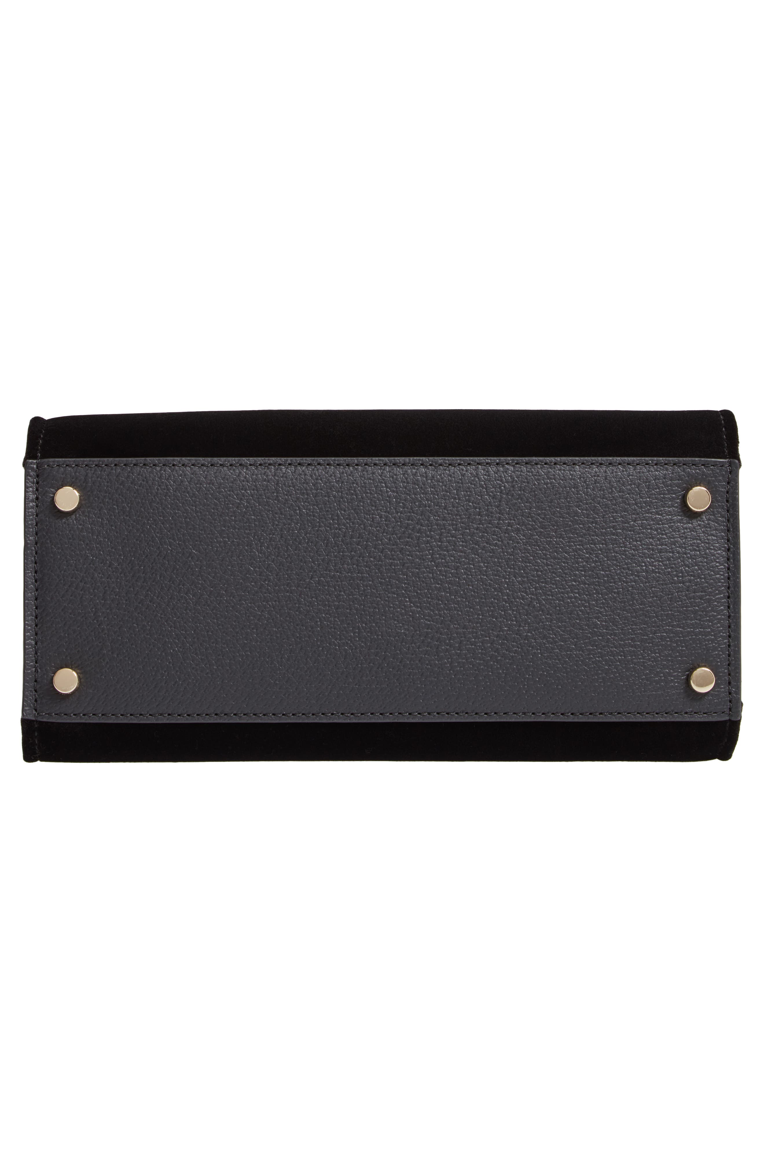 Kate Spade New York thompson street - sam velvet satchel, Alternate, color, 