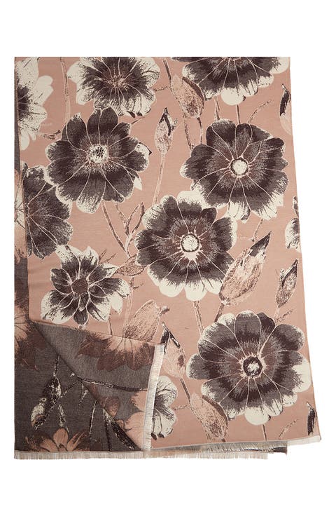 Floral Reversible Scarf