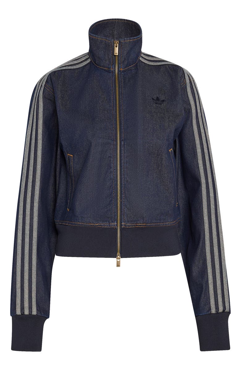 adidas Originals Denim Track Jacket, Alternate, color, Indigo Denim