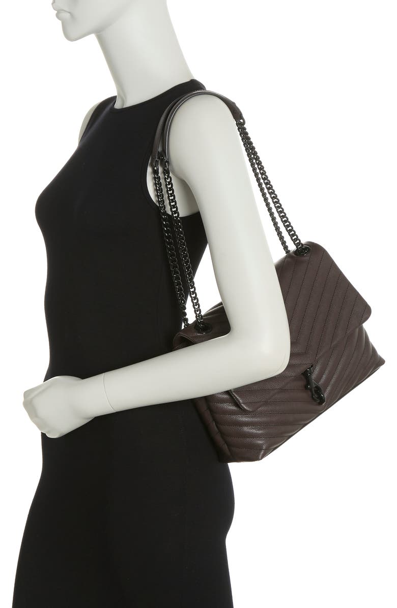 Rebecca Minkoff Edie Leather Shoulder Bag, Alternate, color,