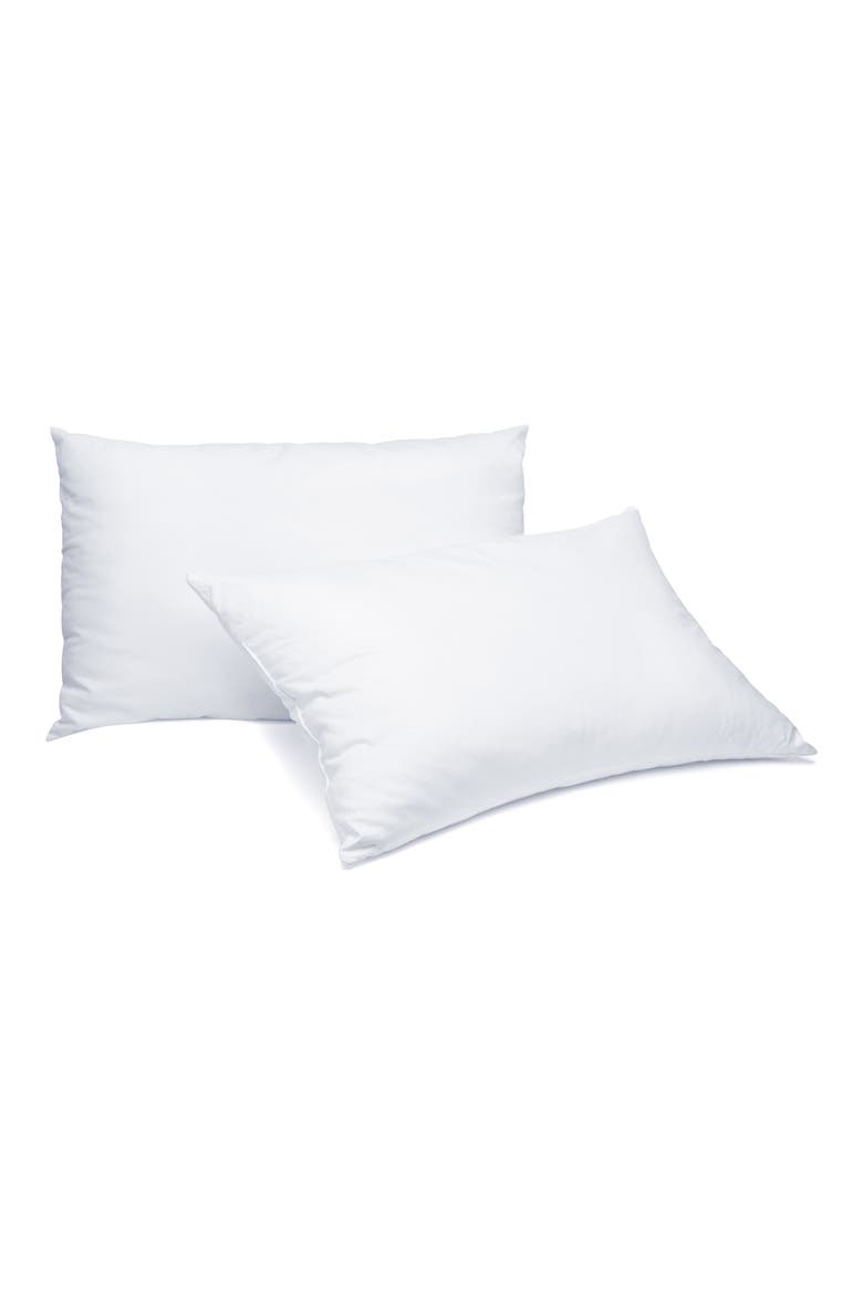 Set of 2 King Pillows, Main, color, WHITE