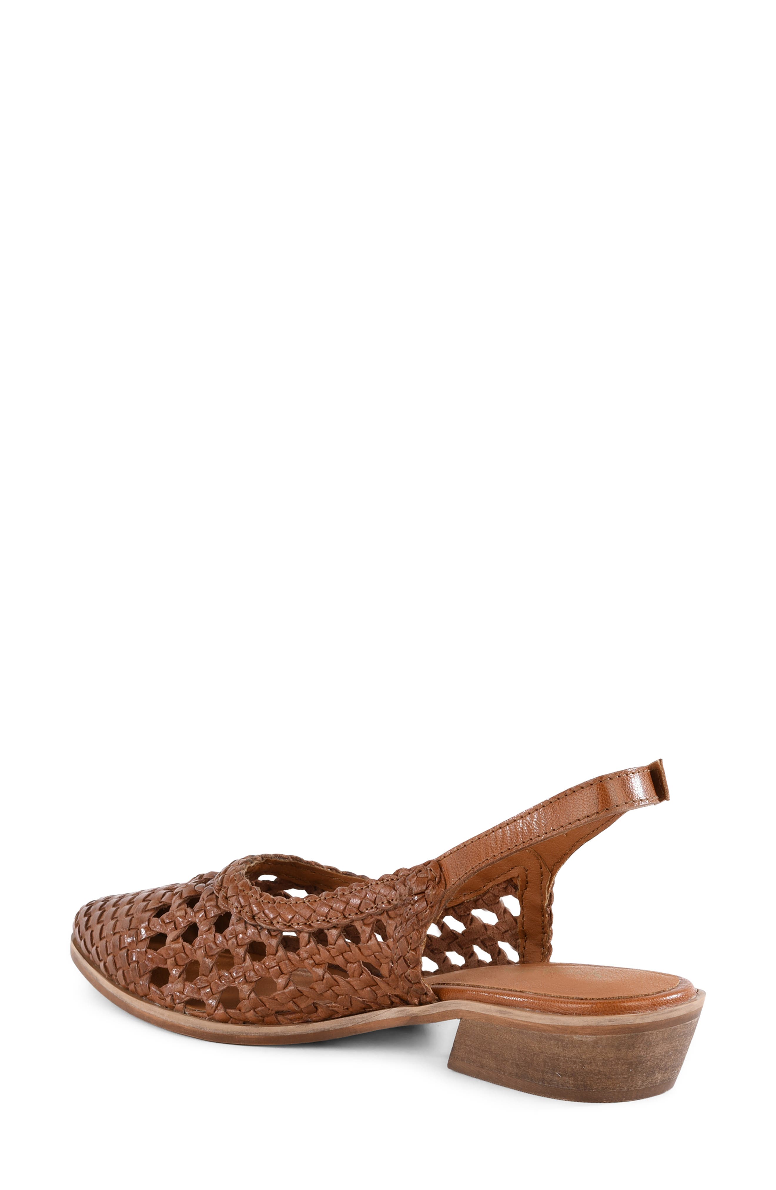 Roxanne Slingback Flat, Alternate, color, TAN