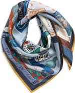 Echo Bookworm Silk Square Scarf