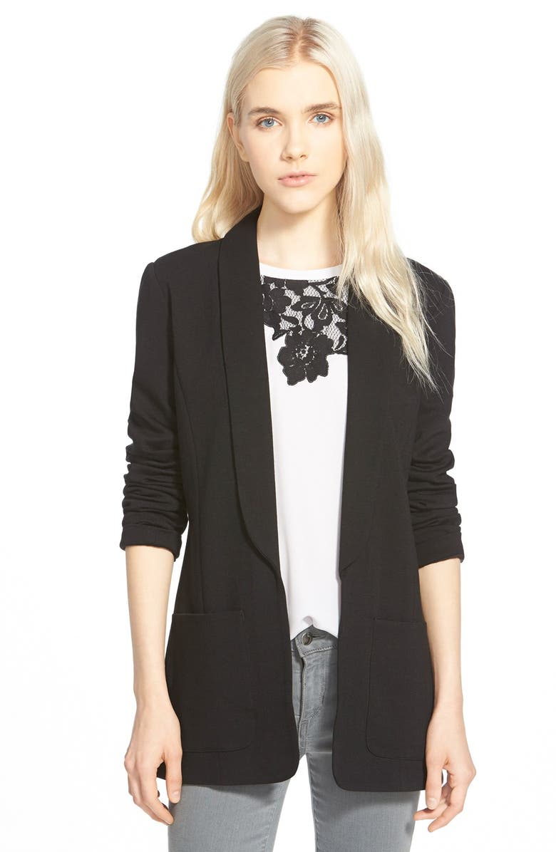 Chelsea28 Open Shawl Collar Jacket, Main, color,