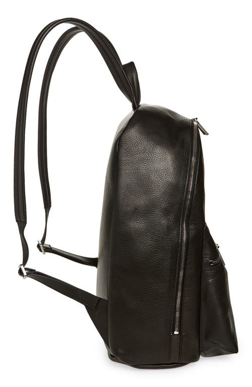 Rick Owens Zaino Leather Backpack In Black