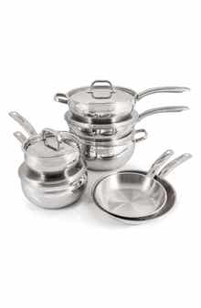 BergHOFF Stainless Steel Belly 12-Piece Cookware Set