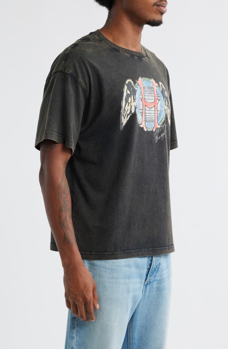 HONOR THE GIFT Honor Wings Cotton Graphic T-Shirt, Alternate, color, Black