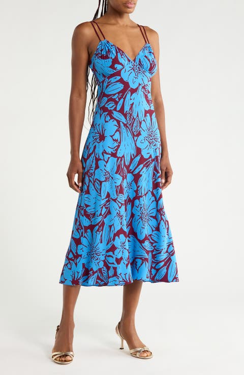 Allegra Floral Midi Dress