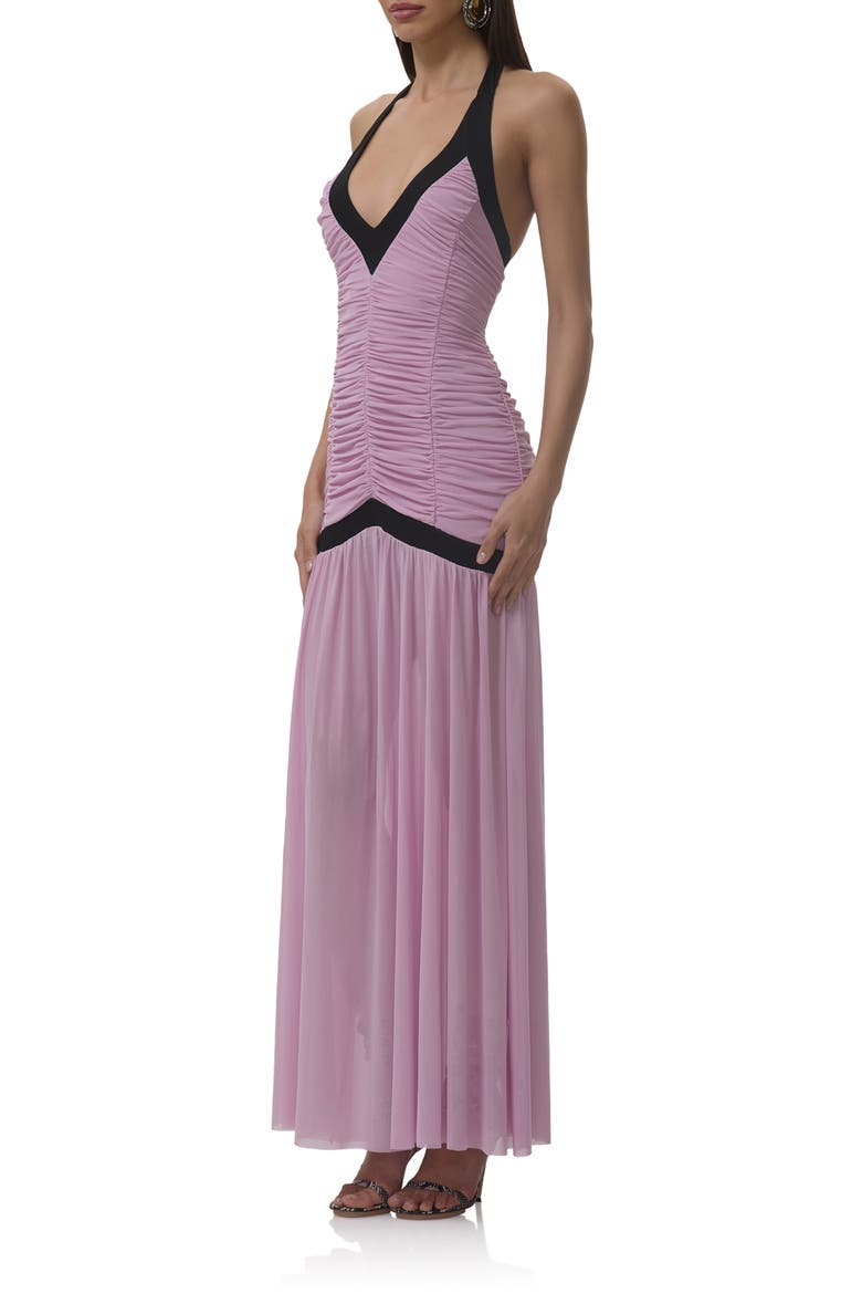 Melissa Shirred Drop Waist Dress, Alternate, color, ORCHID BOUQUET