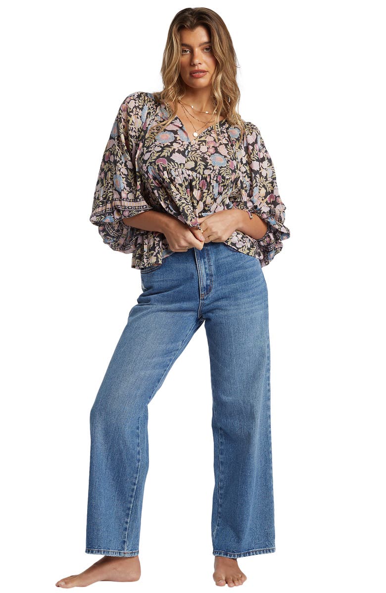 Billabong Adore You Crop Top, Alternate, color, Black Sands