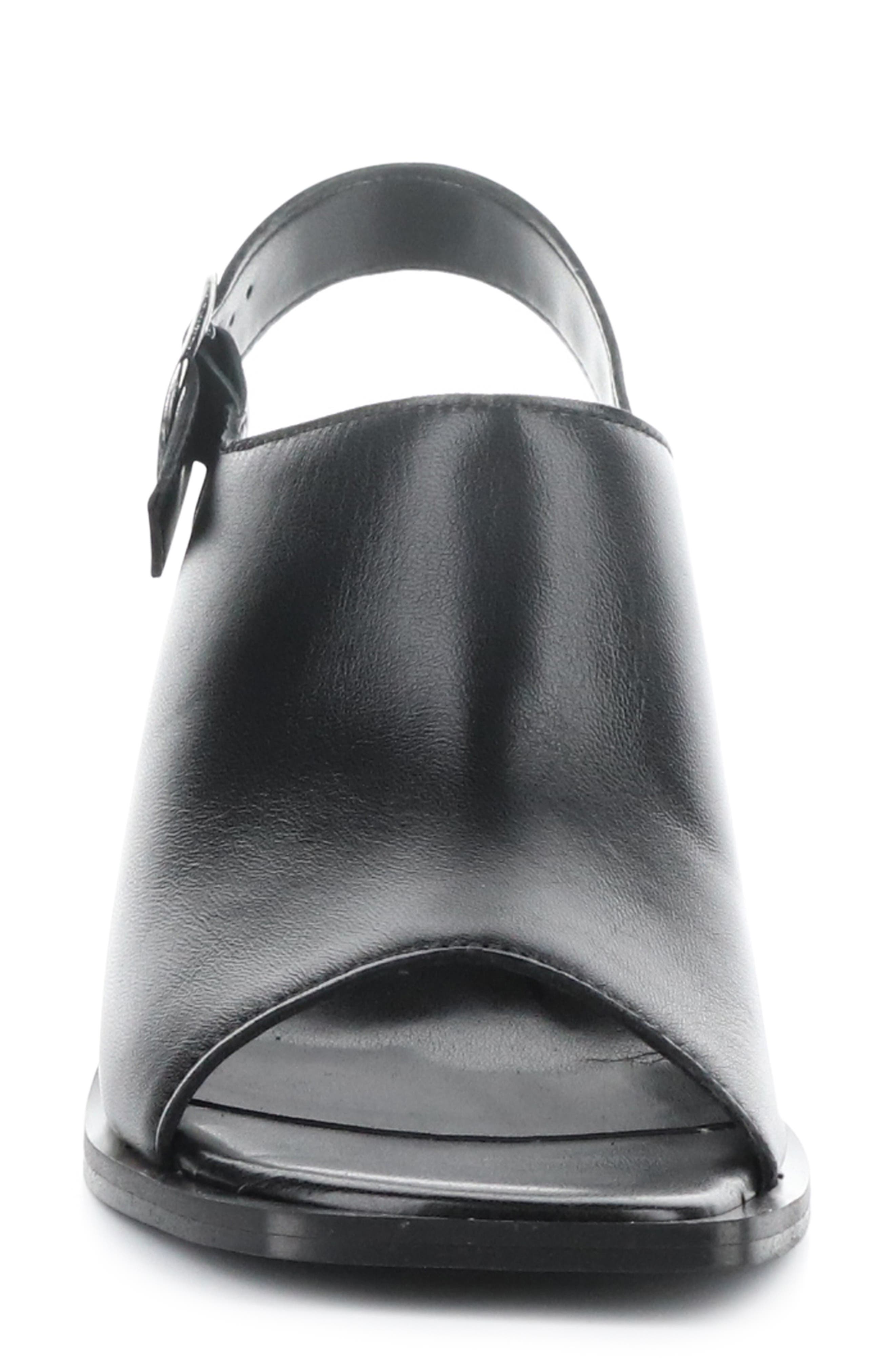 Bos. & Co. Bibi Slingback Sandal, Alternate, color, Black Nappa