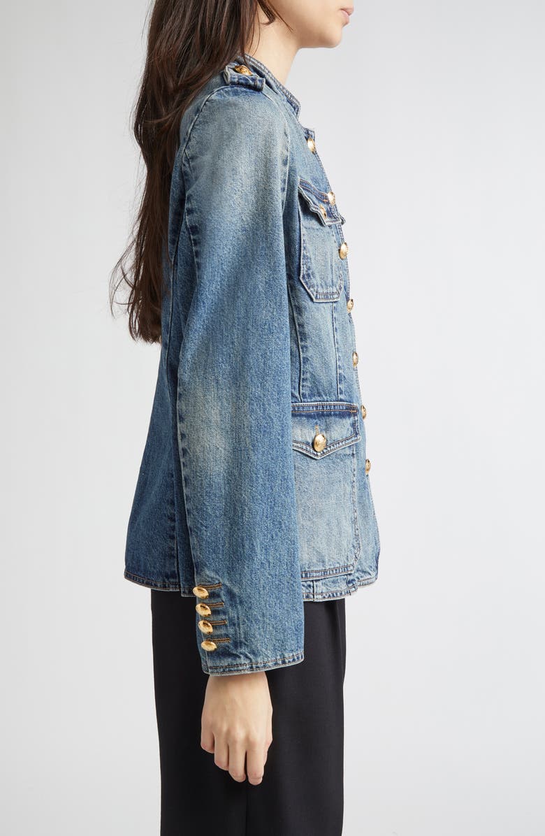 Nili Lotan Geraldine Denim Jacket, Alternate, color, 