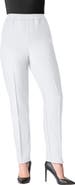 Roaman's Plus Size Classic Bend Over® Structured Straight Leg Pull On Pant