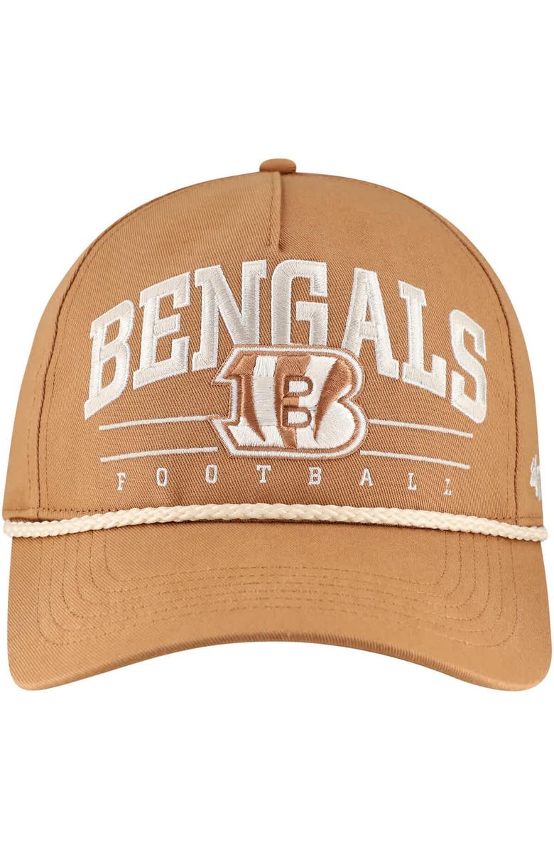 '47 Men's '47 Tan Cincinnati Bengals Roscoe Rope Hitch Adjustable Hat, Alternate, color, Tan