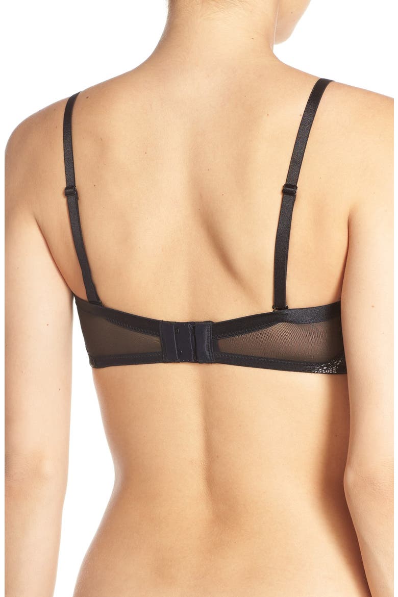 'Starlet' Strapless Underwire Bra, Alternate, color, BLACK