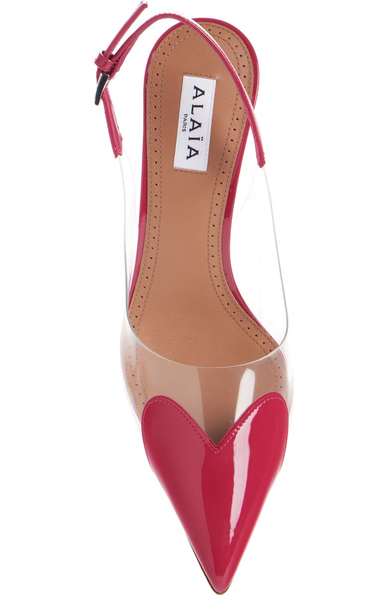 Alaïa Le Coeur Slingback Pump, Alternate, color, Framboise