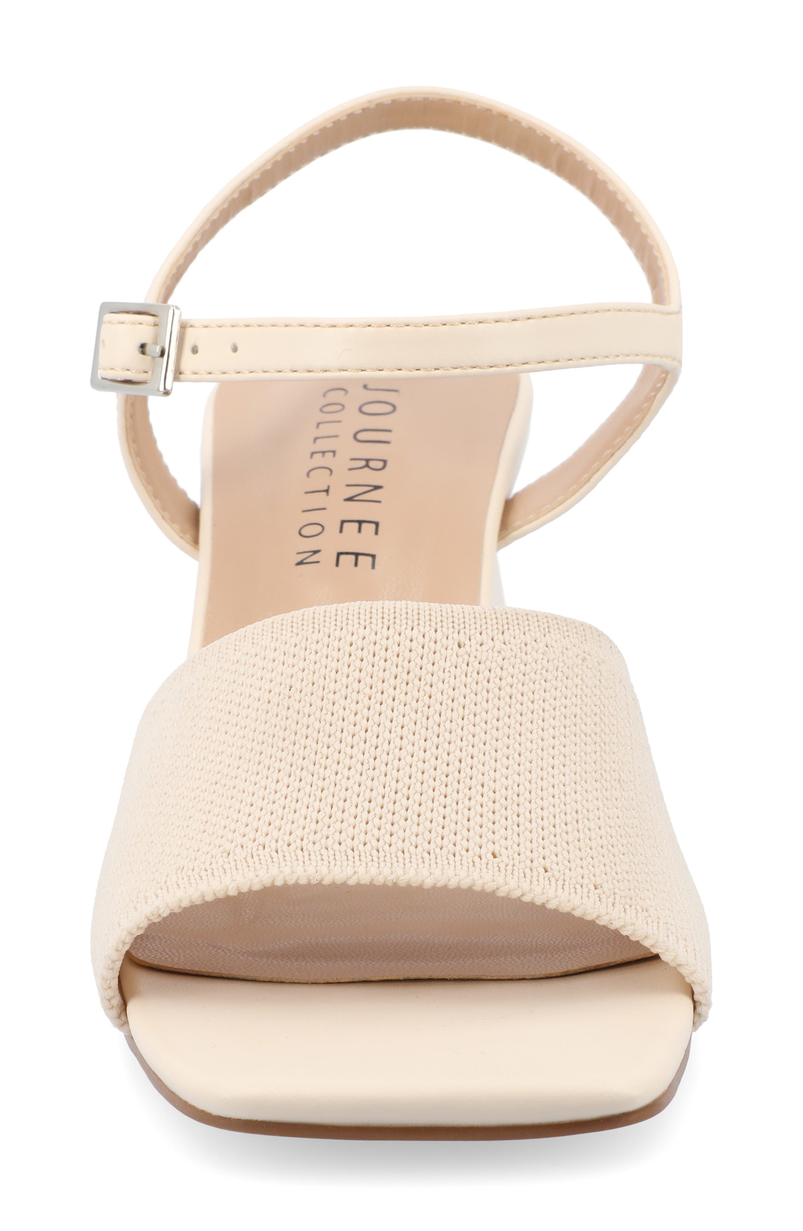 Evylinn Knit Block Heel Sandal, Alternate, color, BEIGE