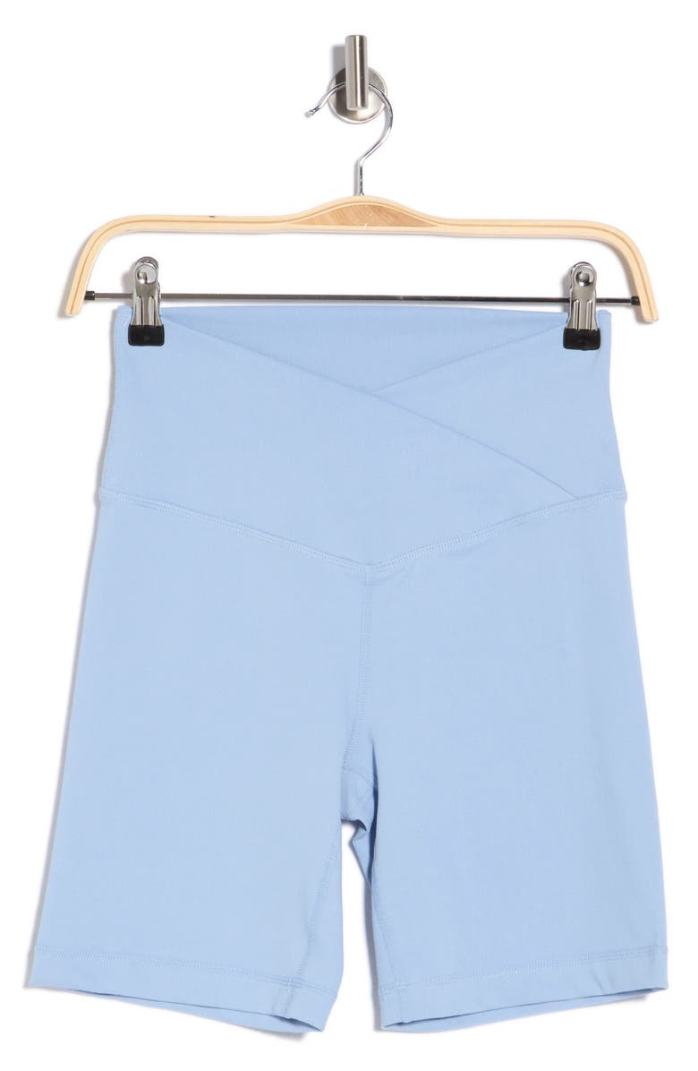 YOGALICIOUS DENIM RIB CROSSOVER FRONT V WB, Main, color, Light Denim