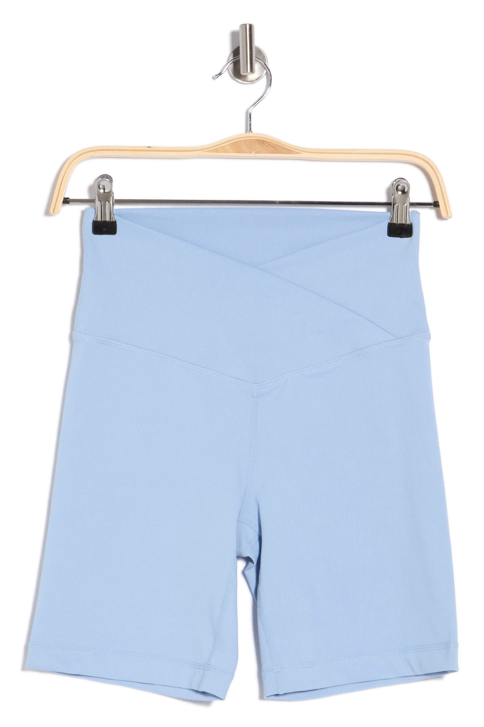 Small Ribs Rack YOGALICIOUS DENIM RIB CROSSOVER FRONT V WB (Women) | Nordstromrack