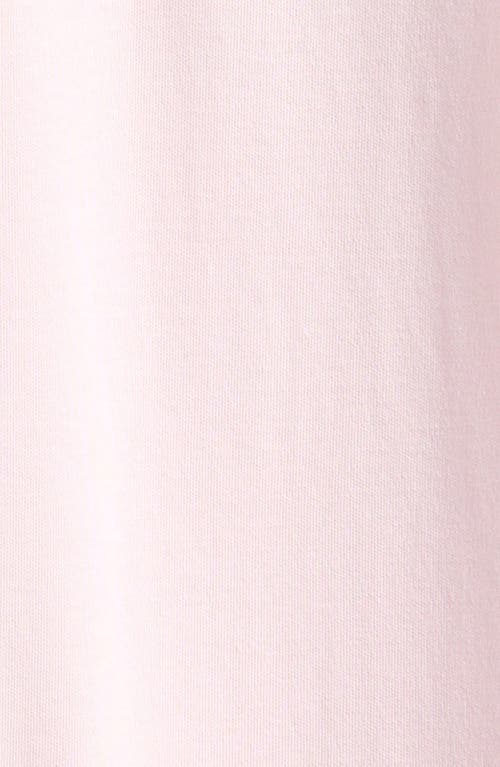Ralph Lauren Solid Cotton Interlock Polo Romper In Pink