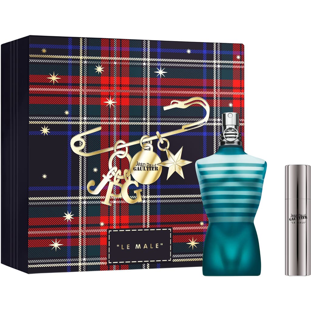 Jean Paul Gaultier Le Male Eau De Toilette 2-piece Gift Set $135 Value In Transparent
