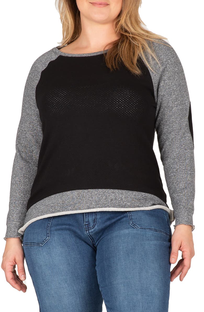 Standards & Practices Neesa Raglan Sleeve Baseball Top, Main, color, 