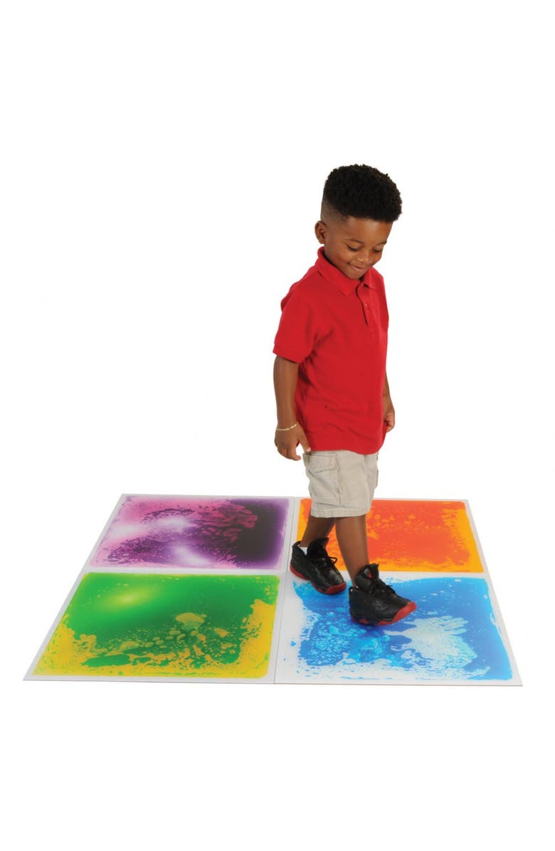 Kaplan Early Learning Company Liquid Tile Mat - Blue, Alternate, color, Blue