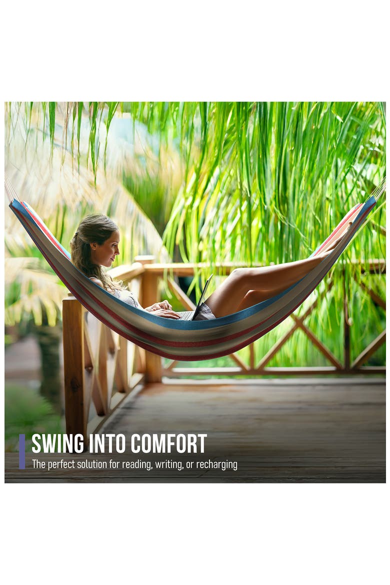 Double Hammock, Alternate, color, MULTI RED
