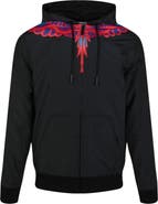 Marcelo Burlon Curves Wings Graphic Hoodie